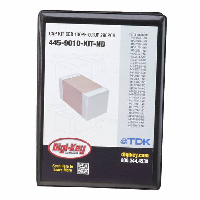 C-MVGC01-E3-KIT CAP KIT CER 100PF-0.1UF 290PCS