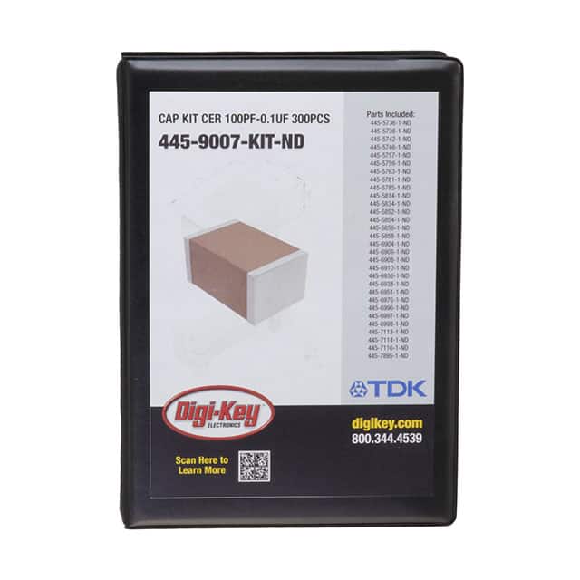 CGA-ML01-E3-KIT CAP KIT CER 100PF-0.1UF 300PCS