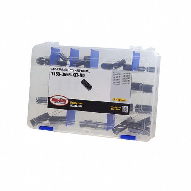1189-3695-KIT CAP KIT ALUM 10UF-120UF 42PCS