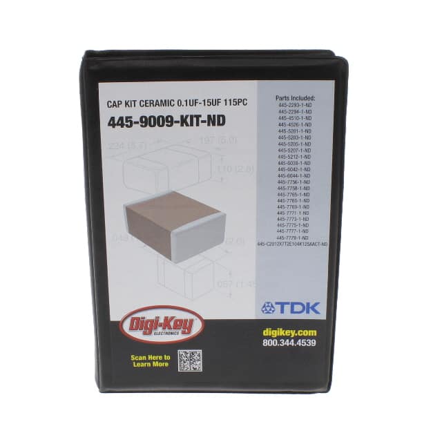 C-MVHC01-E3-KIT CAP KIT CERAMIC 0.1UF-15UF 115PC