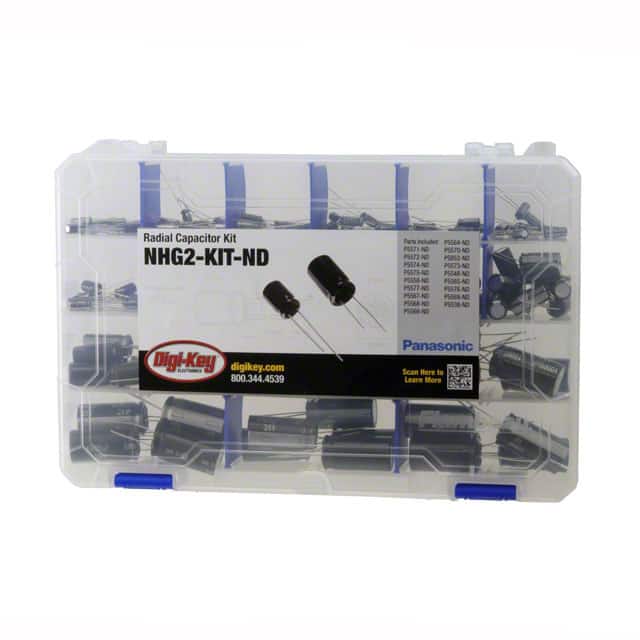 NHG2-KIT CAP KIT ALUM 1UF-10000UF 160PCS