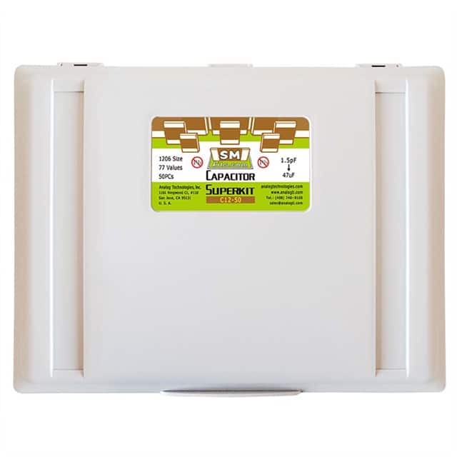 C12-50 1206 Cap Kit 89 Values 50pcs/v