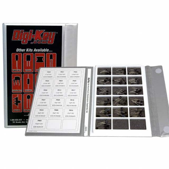 P835-KIT CAP KIT ALUM 0.1UF-100UF 160PCS