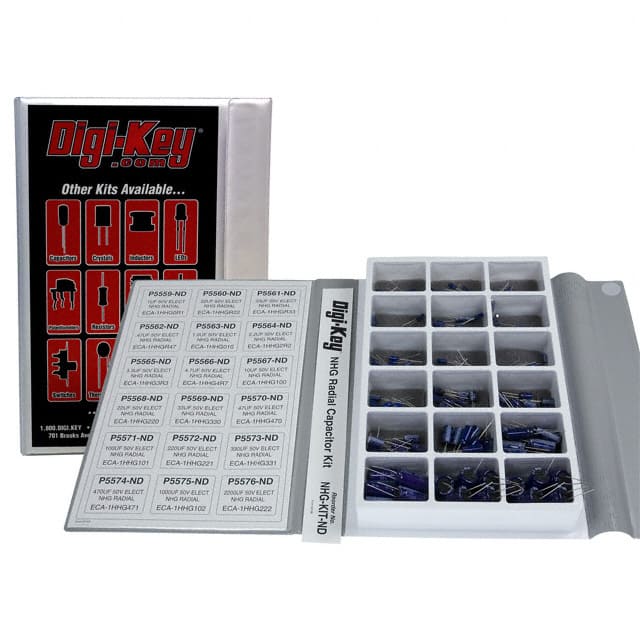 NHG-KIT CAP KIT ALUM 0.1UF-2200UF 180PCS