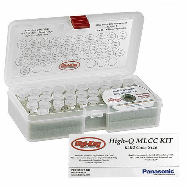 Q2038982 CAP KIT CERAMIC 0.1PF-15PF 600PC