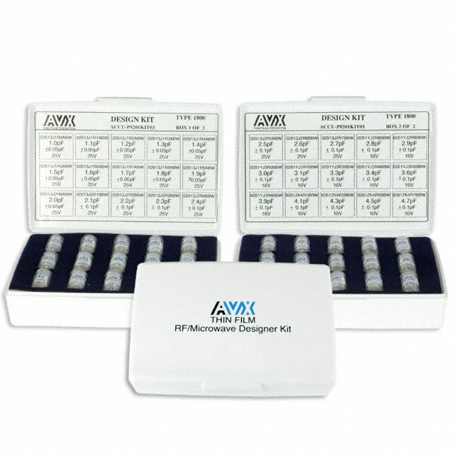ACCU-P 0201KIT03 CAP KIT THIN FILM 1-4.7PF 600PCS