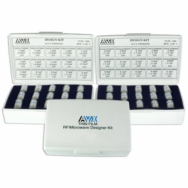 ACCU-P 0402KIT02 CAP KIT THIN FILM 1-4.7PF 600PCS