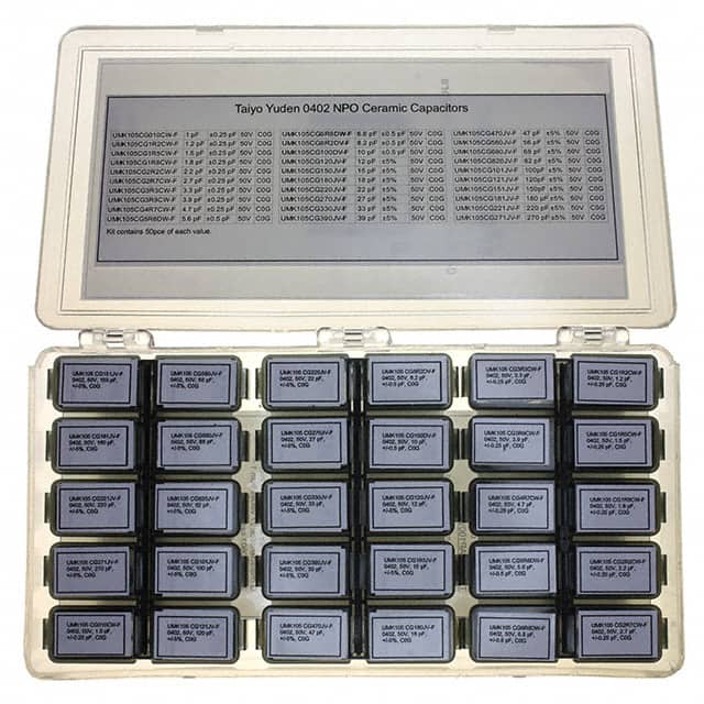 587-1951-KIT CAP KIT CERAMIC 1PF-270PF 290PCS
