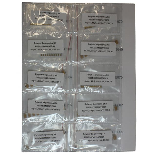 TAN ENG KIT 08 CAP KIT ALUM/TAN 22-1500UF 160PC