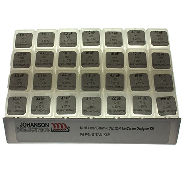 S-TAN-X5R CAP KIT CERAMIC 1UF-100UF 590PCS