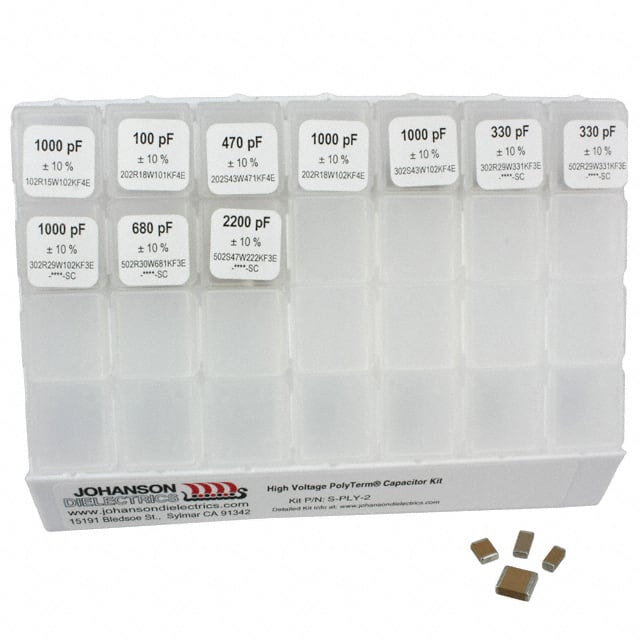 S-PLY-2 CAP KIT CER 100PF-2200PF 200PCS