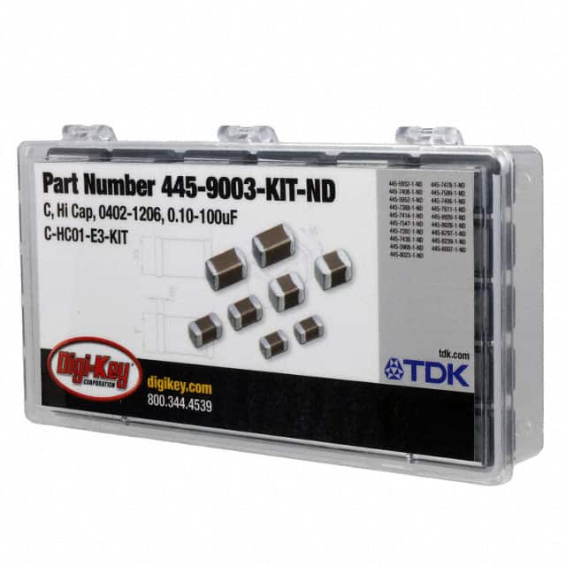 C-HC01-E3-KIT CAP KIT CER 0.1UF-100UF 190PCS