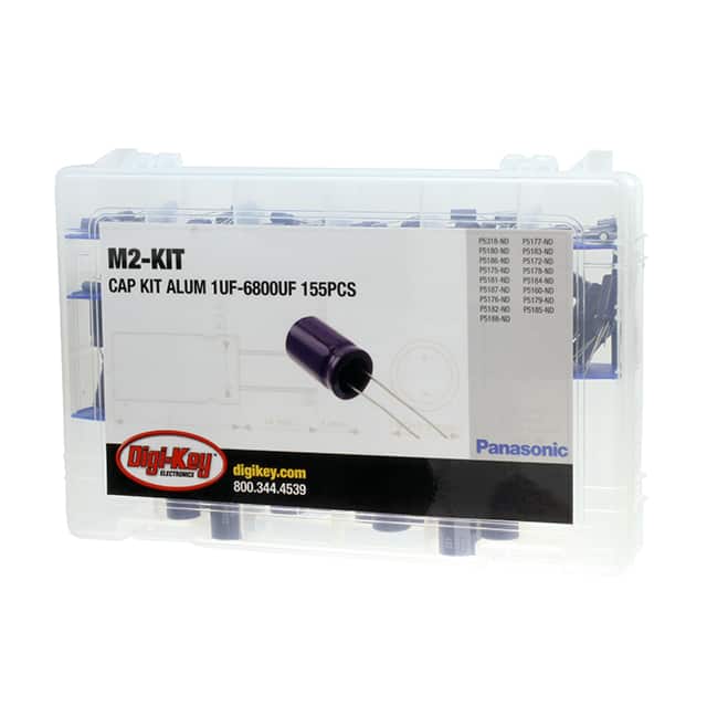 M2-KIT CAP KIT ALUM 1UF-6800UF 155PCS