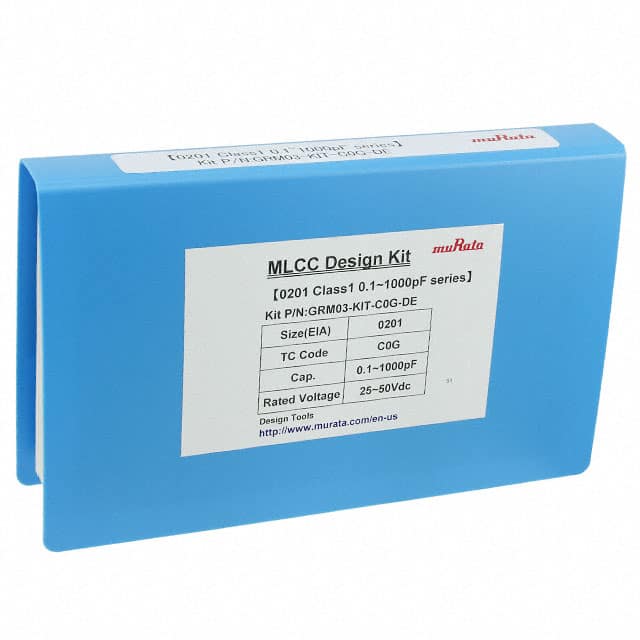 GRM03-KIT-C0G-DE-A CAP KIT CER 0.1PF-1000PF 1500PCS