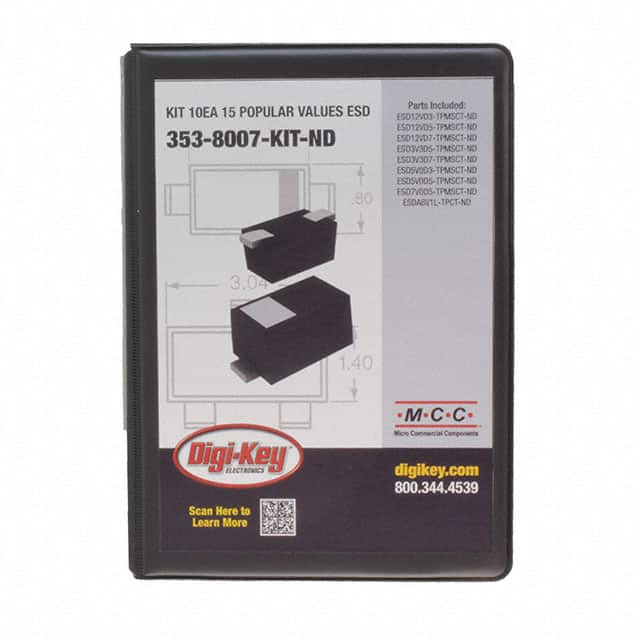 353-8007-KIT KIT 10EA 15 POPULAR VALUES ESD