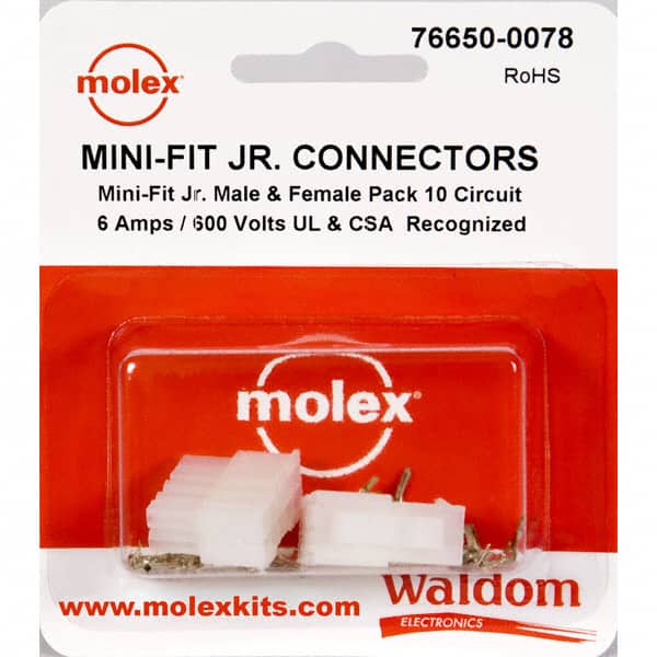 0766500078 KIT CONN MINI-FIT JR 10 CIRCUITS