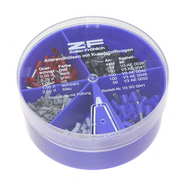 2884.0 AB1D INSULATED FERRULE ASSORT BO