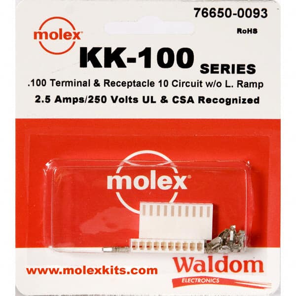 0766500093 KIT CONN .100 KK SERIES 10 CIRC