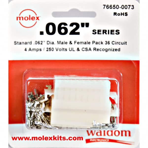 0766500073 KIT CONN STD .062" 36 CIRCUITS