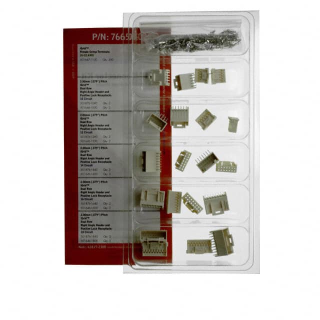 0766500201 KIT IGRID 2.00MM DR RA 10-18 PIN