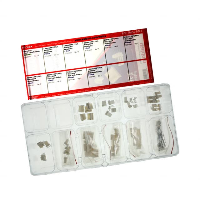 0766500227 KIT MINI-LATCH 2.50MM WTB VERT R