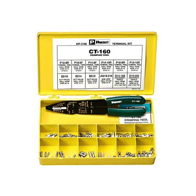 KP-1166 BOX W/CRIMP TOOL PLAST BOX