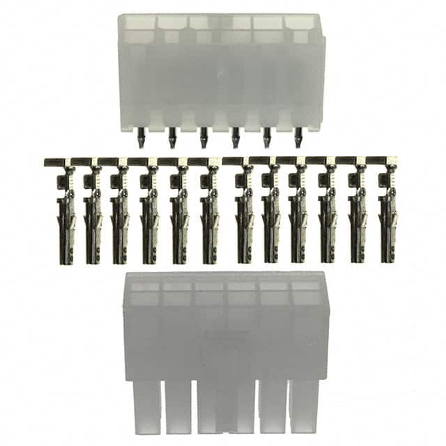 0766500087 KIT CONN MINI-FIT JR 12 CIR VERT