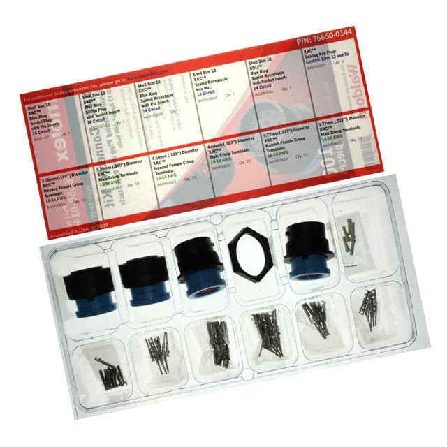 0766500144 KIT CIRCULAR XRC PLUGS & RECPT