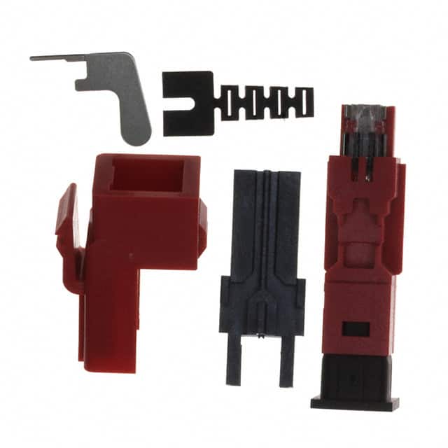6754252-1 MT-RJ SECURE JACK XG50/125 RED