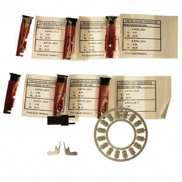 6588878-1 MTRJ JACK KIT 62.5/125 RED