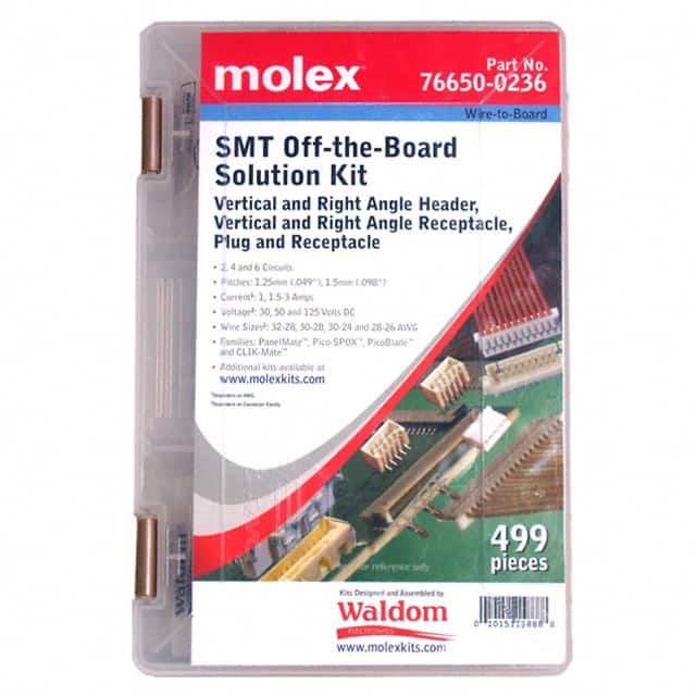 0766500236 KIT CONN MULTI WIRE-BOARD 499PC