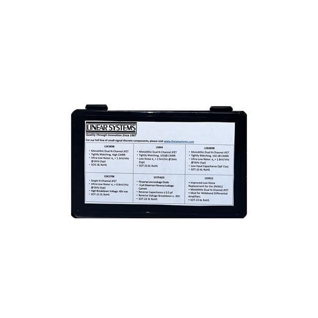 LS-SAMPLEBOX-JFET-6C-001 LINEAR SYSTEMS JFET SAMPLEBOX