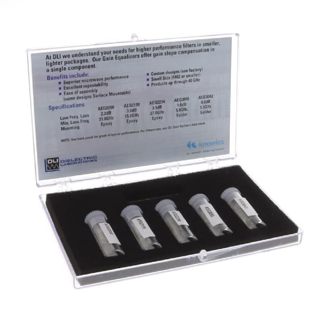 GAIN EQUALIZER SAMPLE KIT RF FILTER THIN FILM