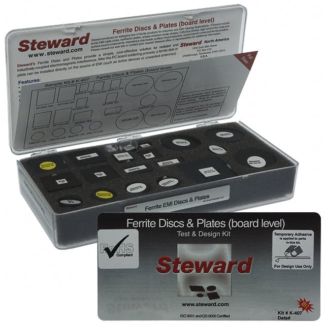 K-407 EMI DISC PLT FERRITE EMI DISK AND PLATE KIT