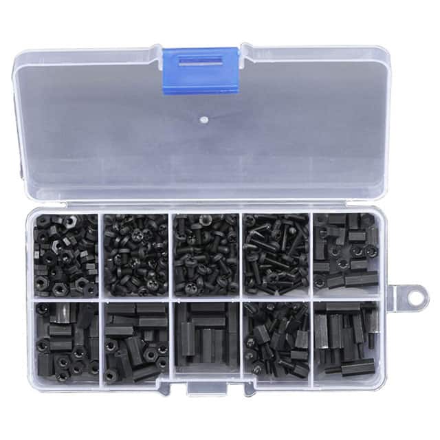 3299 BLACK NYLON SCREW AND STAND-OFF