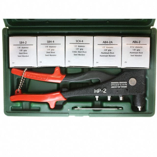 MARSON 39001 KIT RIVET 200PC AND TOOL IN CASE