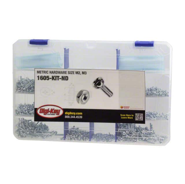 1605-KIT METRIC HARDWARE SIZE M2, M3