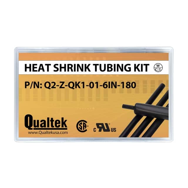 Q2-Z-QK1-01-6IN-180 HEATSHRNK KIT 6" 3/64-1/4" 180PC