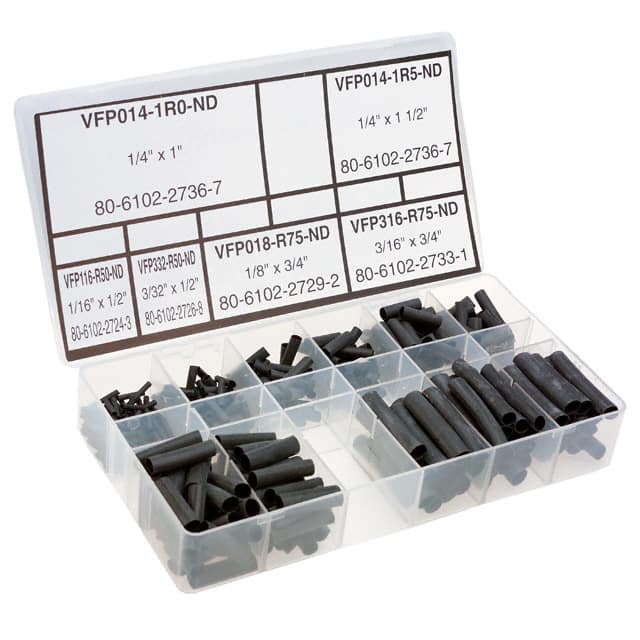 VFP-KIT KIT HEATSHRK VFP876 350PC 6 SIZE