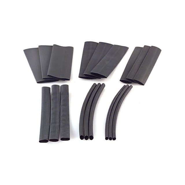 VERSAFIT-KIT-4-0 KIT HEATSHRNK 3EACH 6" 18PCS BLK