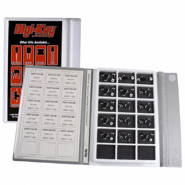 Q23723 KIT POT THUMBWHL 100-1M OHM 75PC