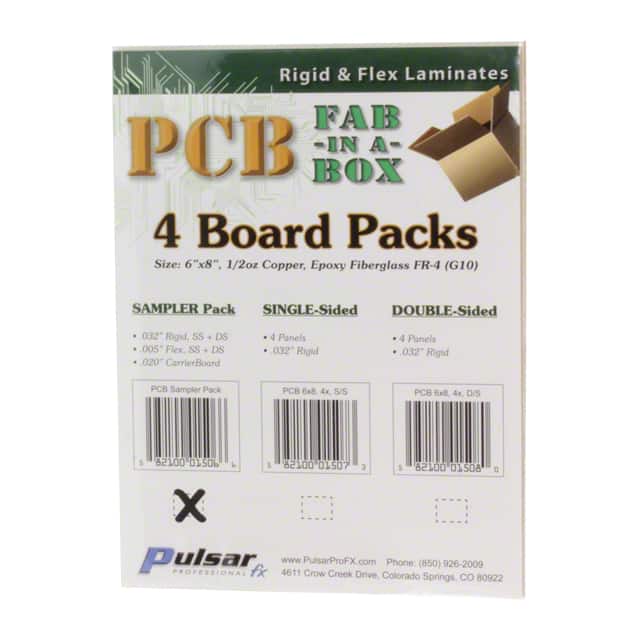 50-1506 PCB SAMPLER 6X8 4PK
