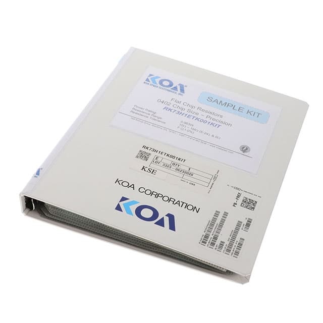 RK73H1ETK001KIT 0402 KIT: 122 VALUES, PB-FREE, 1