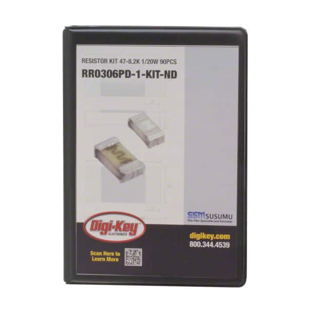 RR0306PD-1-KIT RESISTOR KIT 47-8.2K 1/20W 90PCS