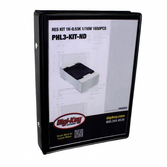 PHL3-KIT RES KIT 1K-9.53K 1/16W 1650PCS
