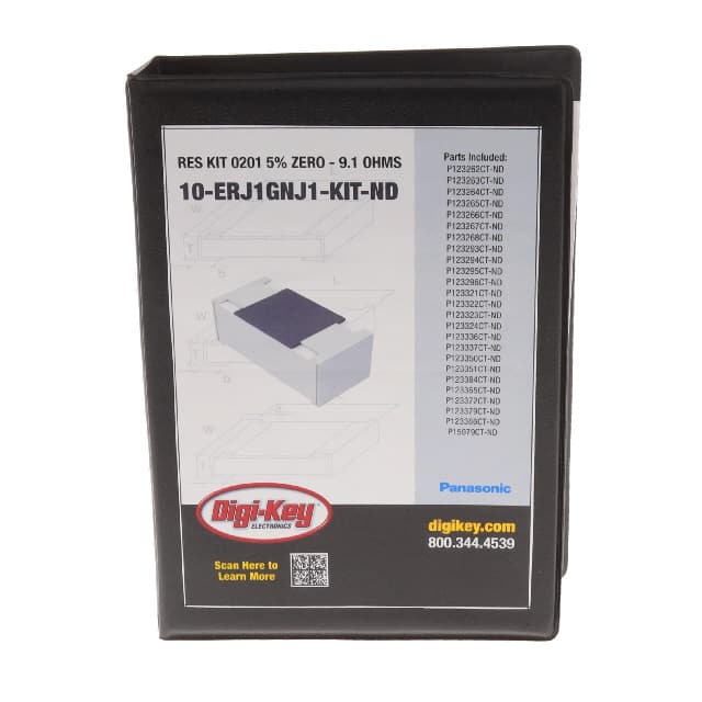 10-ERJ1GNJ1-KIT RES KIT 0201 5% ZERO - 9.1 OHMS