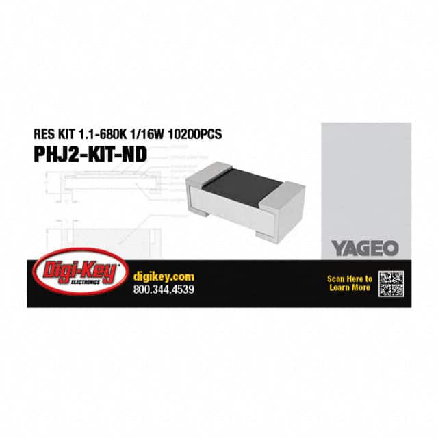 PHJ2-KIT RES KIT 1.1-680K 1/16W 10200PCS