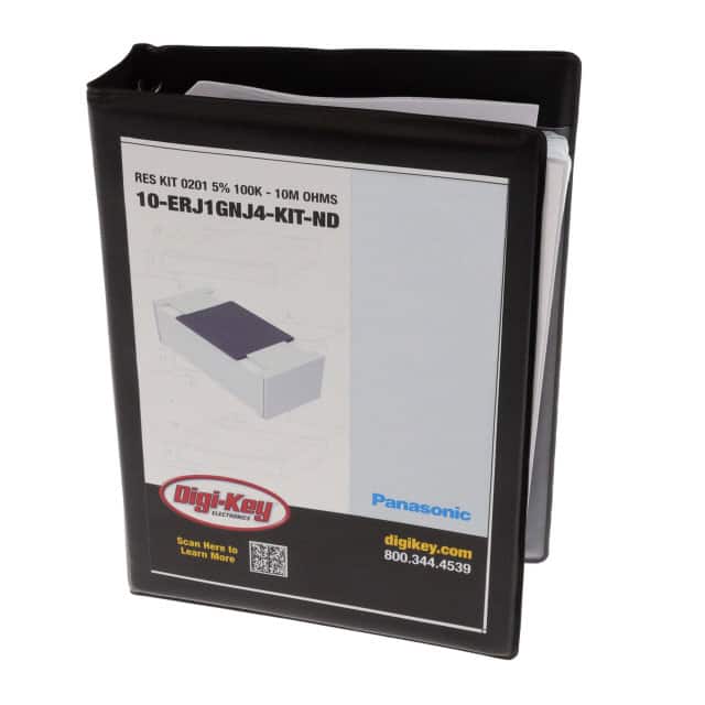 10-ERJ1GNJ4-KIT RES KIT 0201 5% 100K - 10M OHMS