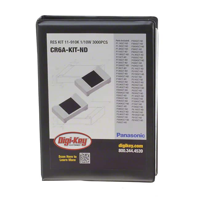 CR6A-KIT RES KIT 11-910K 1/10W 3000PCS