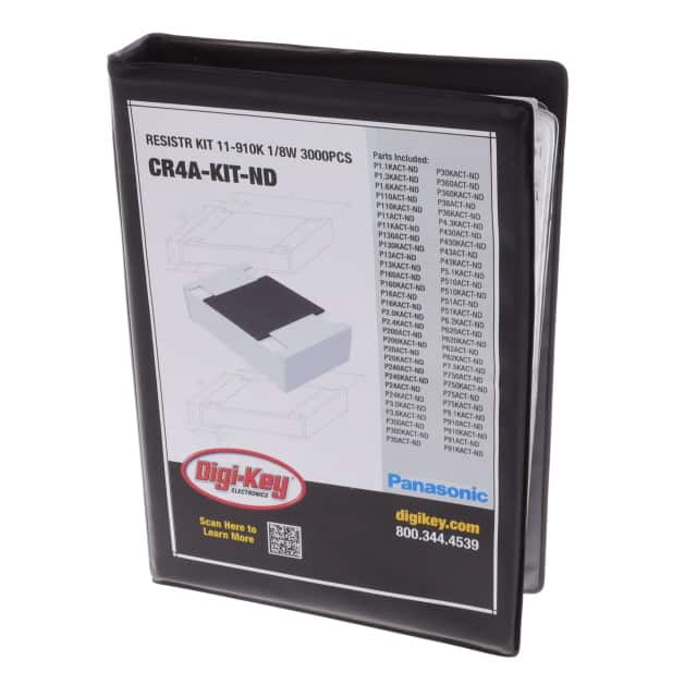 CR4A-KIT RESISTR KIT 11-910K 1/8W 3000PCS